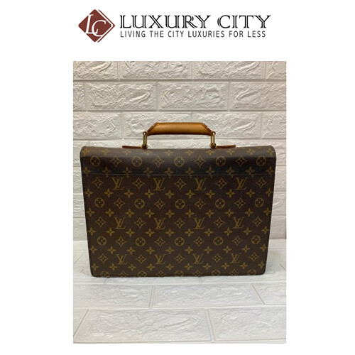 [Luxury City] Preloved Authentic Louis Vuitton Vintage Briefcase Advisor Monogram