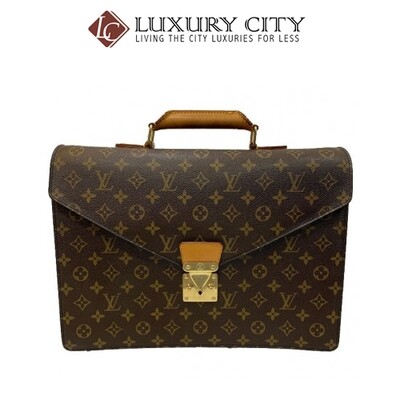 [Luxury City] Preloved Authentic Louis Vuitton Vintage Briefcase Advisor Monogram