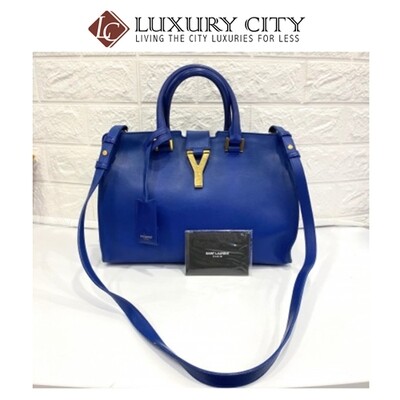 [Luxury City] Preloved Saint Laurent Chyc Leather Handbag