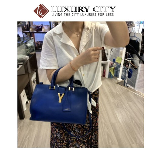 [Luxury City] Preloved Saint Laurent Chyc Leather Handbag