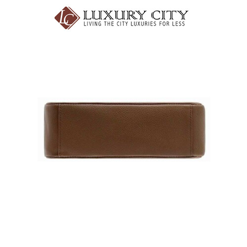 [Luxury City] Coach Houston Pack Varsity Stripe Leather Brown Saddle Coach-F49318