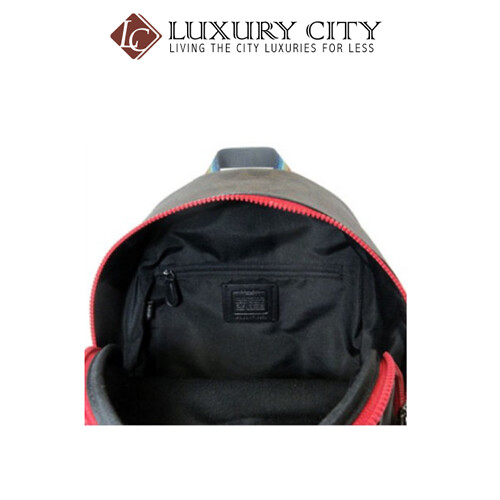 [Luxury City] Coach Medium Charlie Backpack In Signature Canvas With Strawberry Motif Coach-F78252