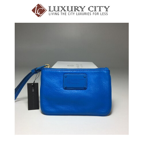 [Luxury City] Marc By Marc Jacobs Electro Q Small Wristlet In Blu