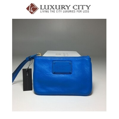 [Luxury City] Marc By Marc Jacobs Electro Q Small Wristlet In Blu
