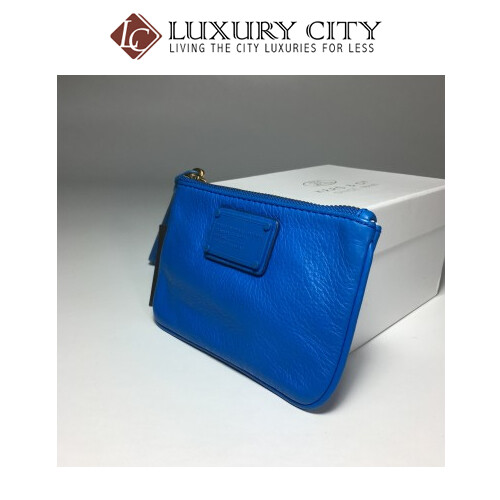 [Luxury City] Marc By Marc Jacobs Electro Q Small Wristlet In Blu