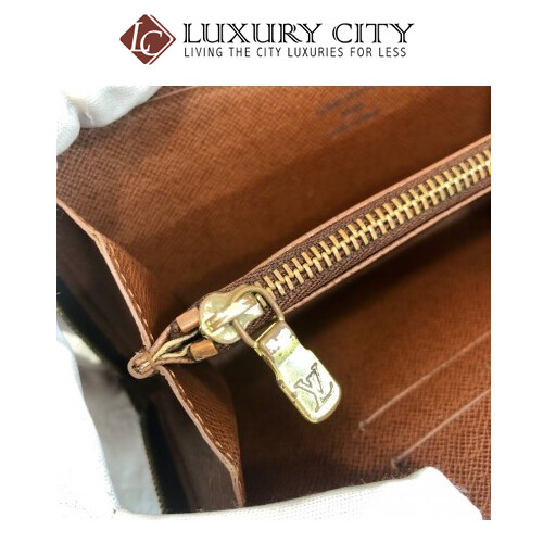[Luxury City] Preloved Authentic Louis Vuitton Monogram Zip Around Wallet