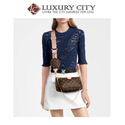 [Luxury City] Louis Vuitton Multi Pochette Accessoires Rose Clair LV-Multipochette