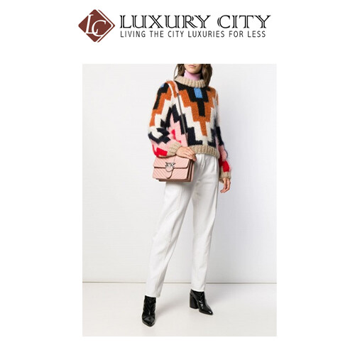 [Luxury City] Pinko Mix Love Bag In Quilted Nappa Pinko-1P21HG (Light Pink)