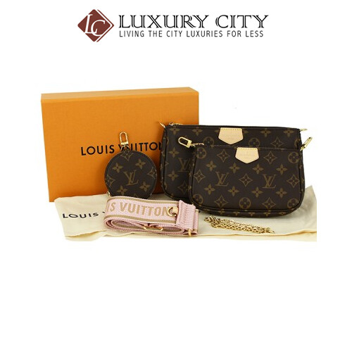 [Luxury City] Louis Vuitton Multi Pochette Accessoires Rose Clair LV-Multipochette