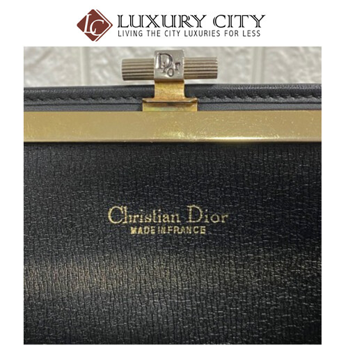 [Luxury City] Preloved Vintage Dior Fabric Clutch Bag