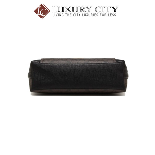 [Luxury City] Coach Marlon Hobo In Signature Canvas Black Coach-F79993