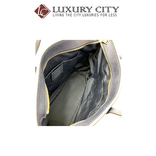 [Luxury City] Coach Zip Top Tote Navy Coach-F83857