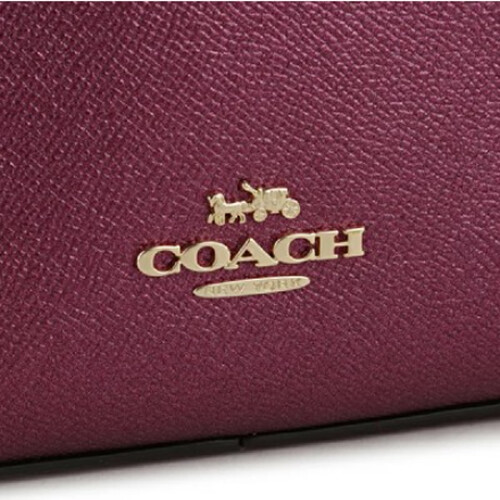 [Luxury City] Coach Jordyn Backpack In Signature Canvas Dark Purple Coach-F85029