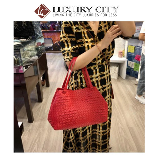[Luxury City] Preloved Authentic Bottega Veneta Intrecciato Nappa Handbag