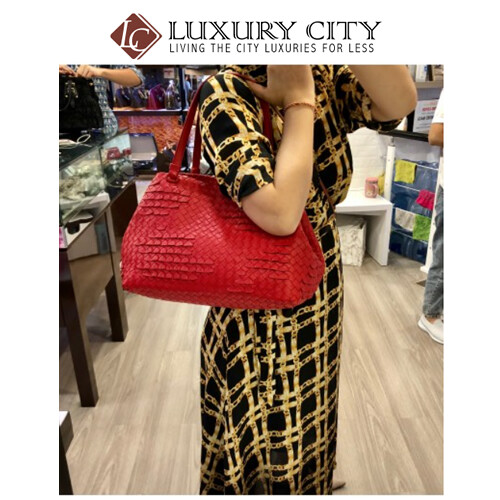[Luxury City] Preloved Authentic Bottega Veneta Intrecciato Nappa Handbag