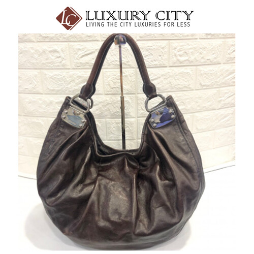 [Luxury City] Preloved Used Miumiu Full Leather Shoulder Carry Bag