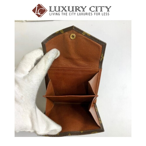 [Luxury City] Preloved Vintage Louis Vuitton Monogram Double Sided Short Wallet
