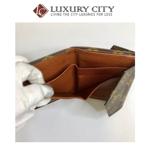 [Luxury City] Preloved Vintage Louis Vuitton Monogram Double Sided Short Wallet