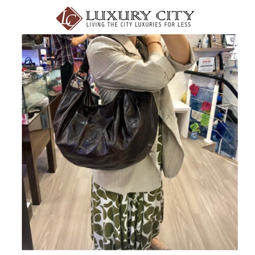 [Luxury City] Preloved Used Miumiu Full Leather Shoulder Carry Bag