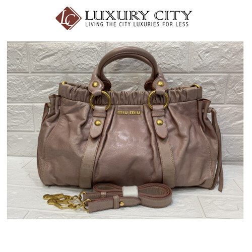 [Luxury City] Preloved Miumiu 2 Ways Carry Bag