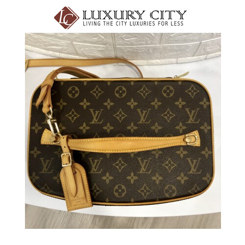 [Luxury City] Preloved Vintage Louis Vuitton Cosmetic Bag with Strap