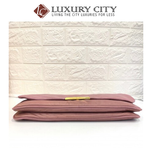 [Luxury City] Preloved Miu Miu Full Leather Clutch Bag