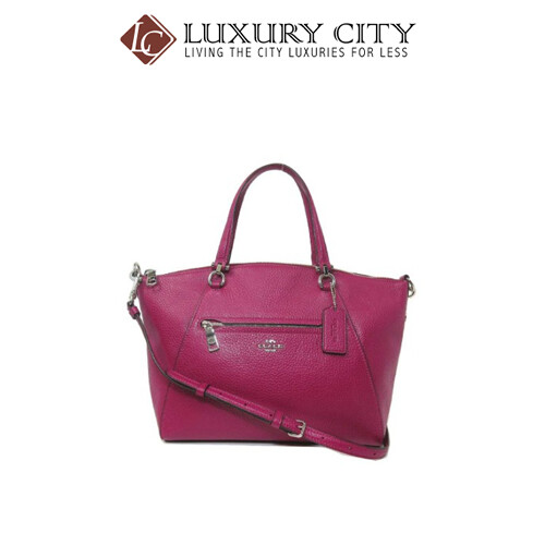 [Luxury City] Coach Prairie Satchel Dark Purple Coach-F79997