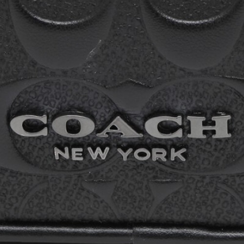 [Luxury City] Coach Graham Crossbody In Signature Leather Black Coach-F50713