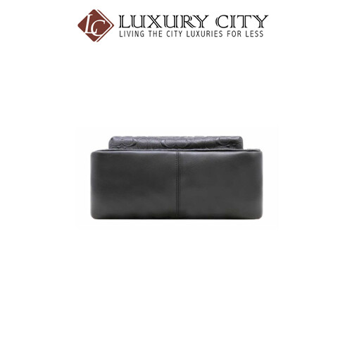[Luxury City] Coach Medium Charlie Backpack In Signature Leather Black Coach-F49498
