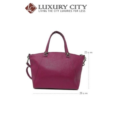 [Luxury City] Coach Prairie Satchel Dark Purple Coach-F79997