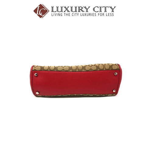 [Luxury City] Coach Stanton Carryall In Signature Red Coach-F36912
