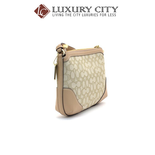 [Luxury City] Coach Ivie Messenger In Signature Jacquard Coach-F73326