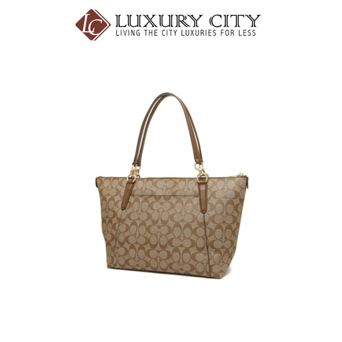 [Luxury City] Coach Ava Tote In Signature Coach-F58318 (Mahogany)