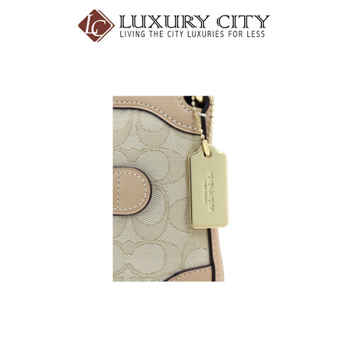 [Luxury City] Coach Ivie Messenger In Signature Jacquard Coach-F73326