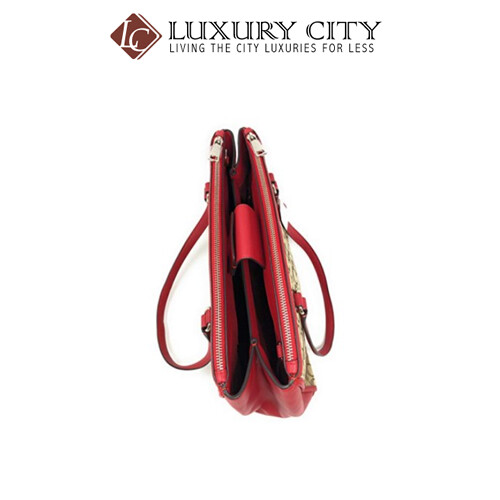 [Luxury City] Coach Stanton Carryall In Signature Red Coach-F36912