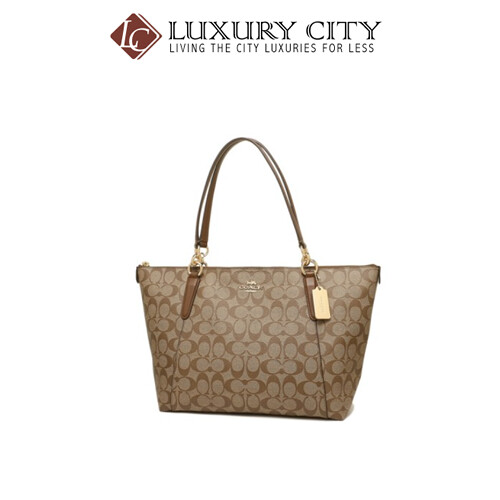 [Luxury City] Coach Ava Tote In Signature Coach-F58318 (Mahogany)