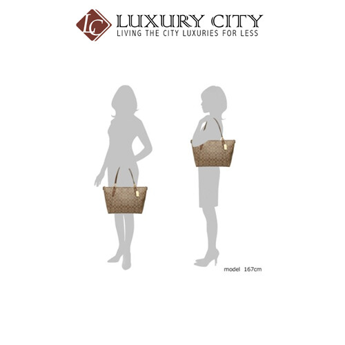 [Luxury City] Coach Ava Tote In Signature Coach-F58318 (Mahogany)