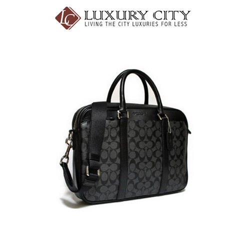[Luxury City] Coach Slim Briefcase In Signature