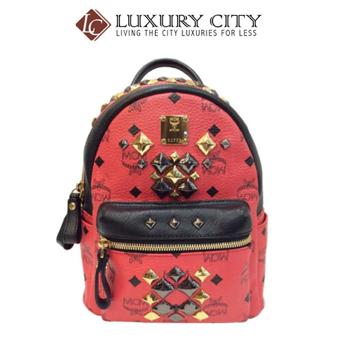 [Luxury City] Preloved Authentic MCM Backpack Stark