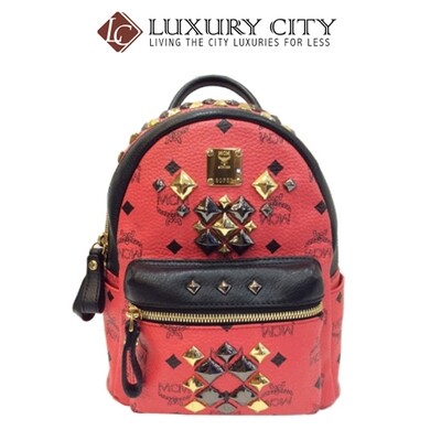 [Luxury City] Preloved Authentic MCM Backpack Stark