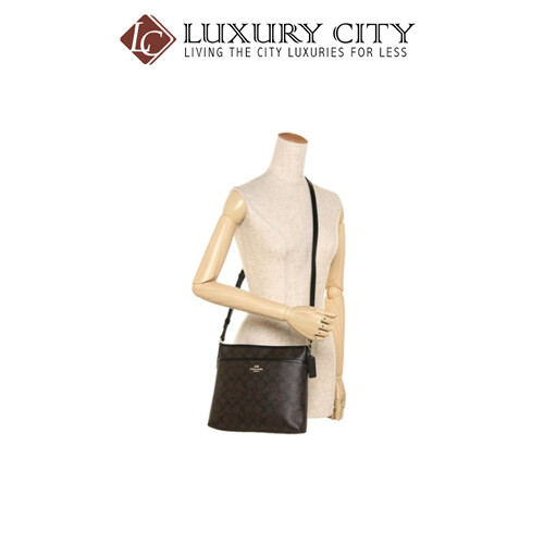 [Luxury City] Coach File Crossbody In Signature Canvas Coach-F29210 (Mahogany)