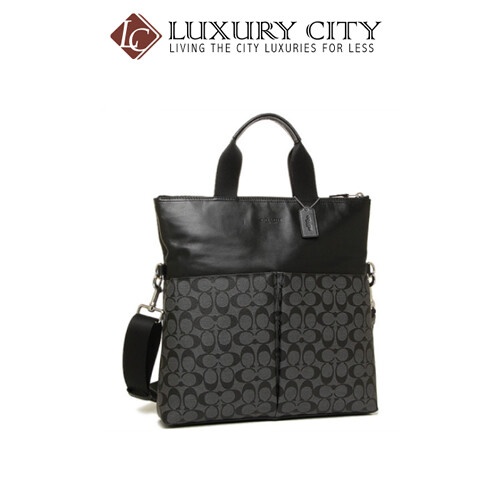 [Luxury City] Coach Charles Foldover Tote In Signature