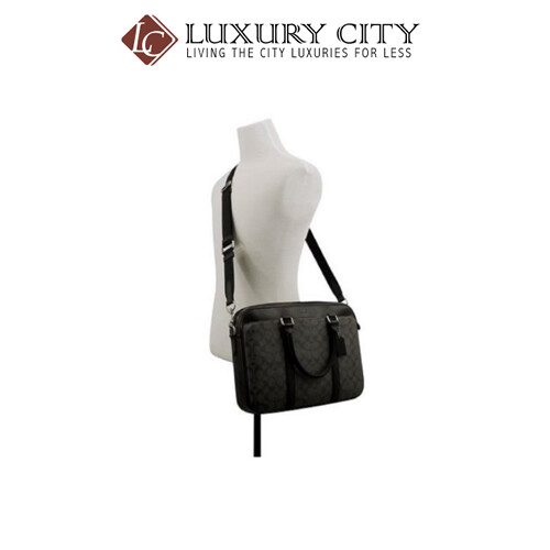 [Luxury City] Coach Slim Briefcase In Signature