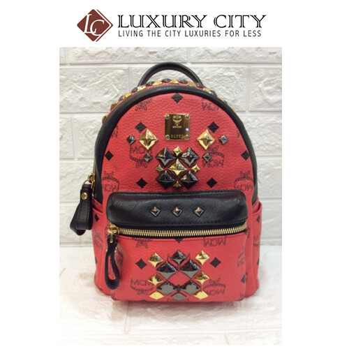 [Luxury City] Preloved Authentic MCM Backpack Stark