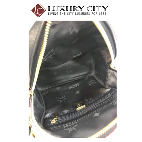 [Luxury City] Preloved Authentic MCM Backpack Stark