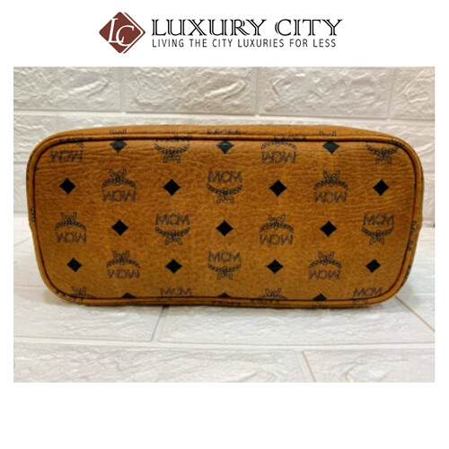 [Luxury City] Preloved Authentic Mcm Dog Bone Tote