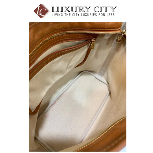 [Luxury City] Preloved Authentic Mcm Dog Bone Tote