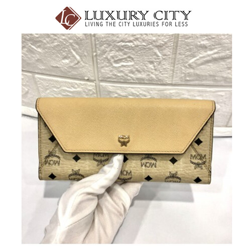 [Luxury City] Preloved MCM Long Wallet (kept never use)