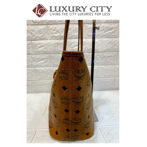 [Luxury City] Preloved Authentic Mcm Dog Bone Tote