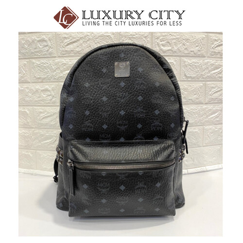 [Luxury City] Preloved Mcm Backpack L Size